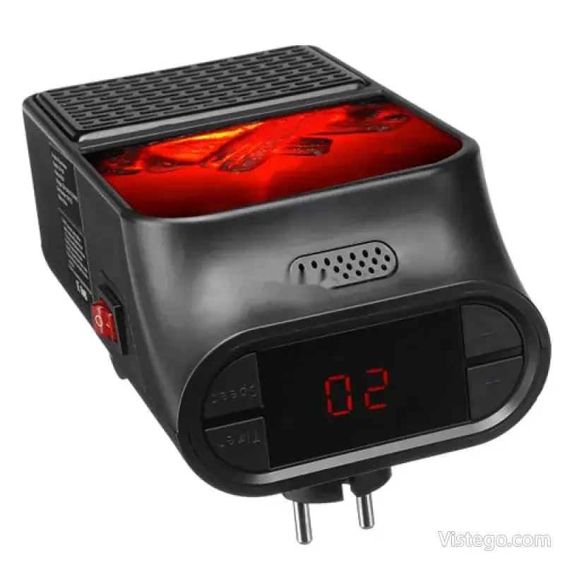 Мини печка с ефект пламък Flame Heater - 11