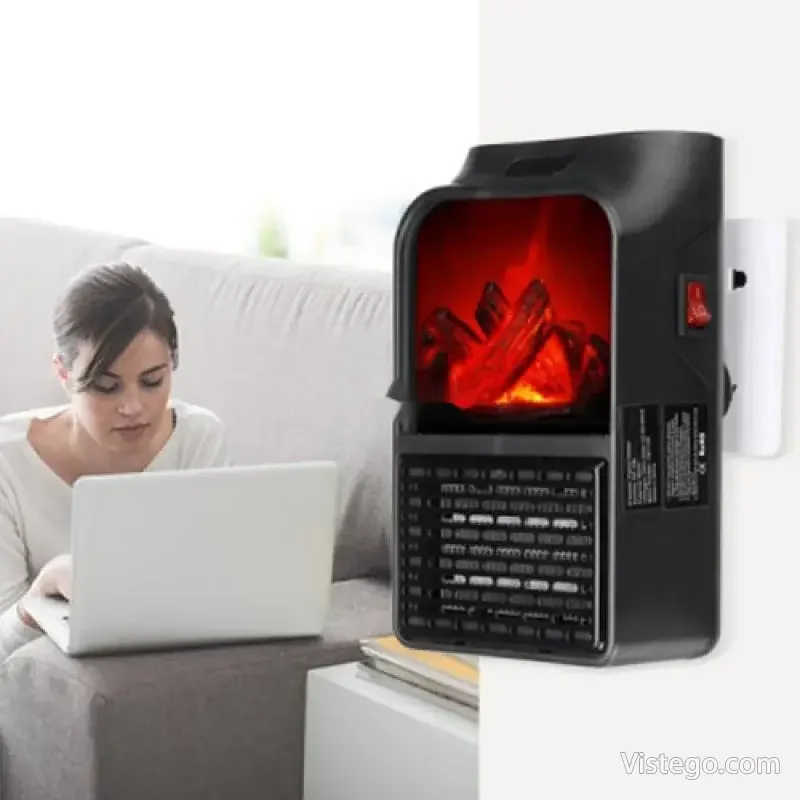 Мини печка с ефект пламък Flame Heater - 2