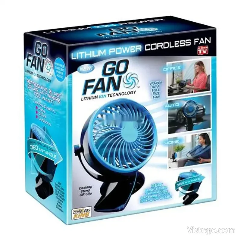 Мини вентилатор с щипка GO FAN за удобство - 8