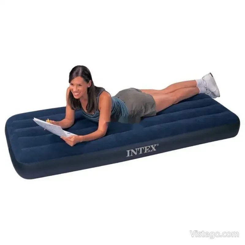 Надуваем матрак INTEX Classic Downy - 2