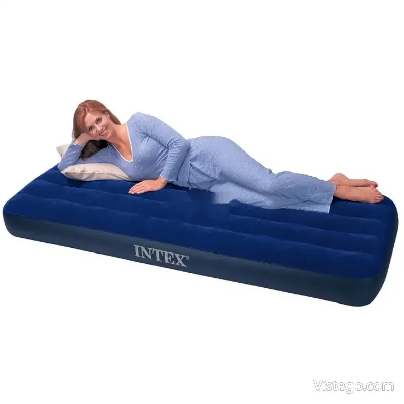 Надуваем матрак INTEX Classic Downy - 5