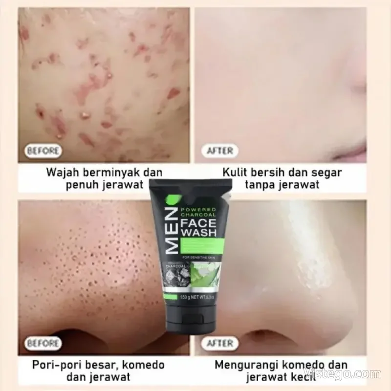 Почистващ гел за лице Kiss Beauty MEN - 4
