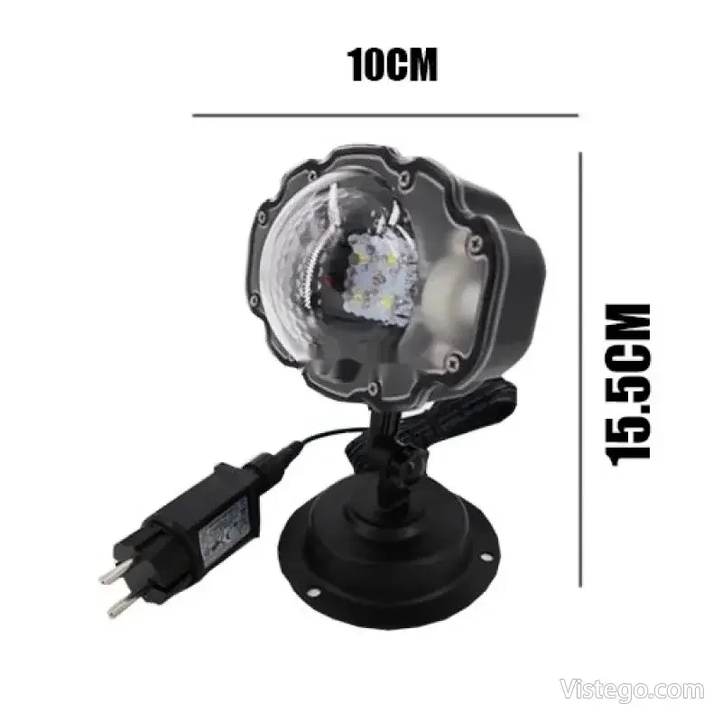 Празнична прожекторна лампа Snow Flower Lamp - 2