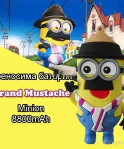 Преносима батерия с дизайн Grand Mustache Minion