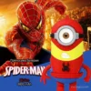 Преносима батерия за USB устройства - Minion Spiderman
