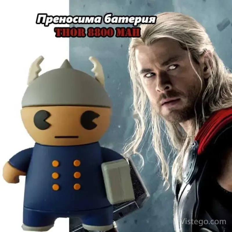 Преносима батерия за устройства - Thor Преносима батерия за устройства - Thor