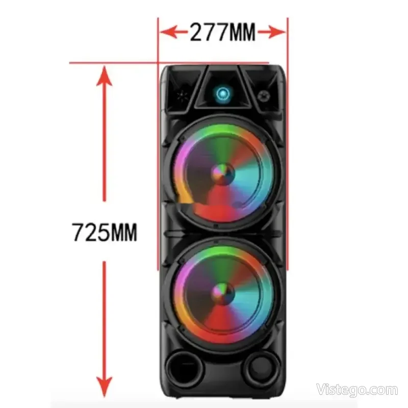 Преносима караоке колона за музика ZQS-8210 - 5