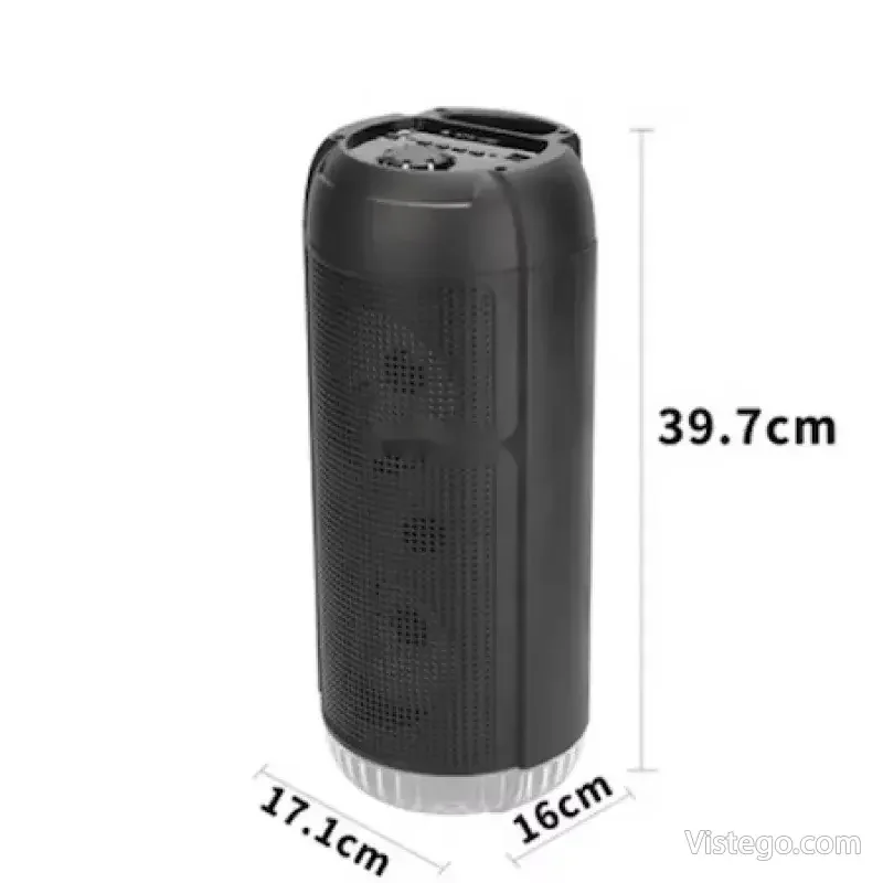 Преносима LED тонколона за музика - FM радио - 6