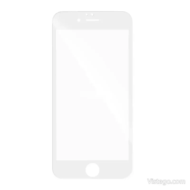 Протектор стъкло с пълно покритие - Apple iPhone 7 бял Протектор стъкло с пълно покритие - Apple iPhone 7 бял