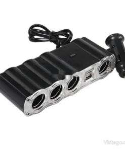 Разклонител за запалка - Черен, удобен