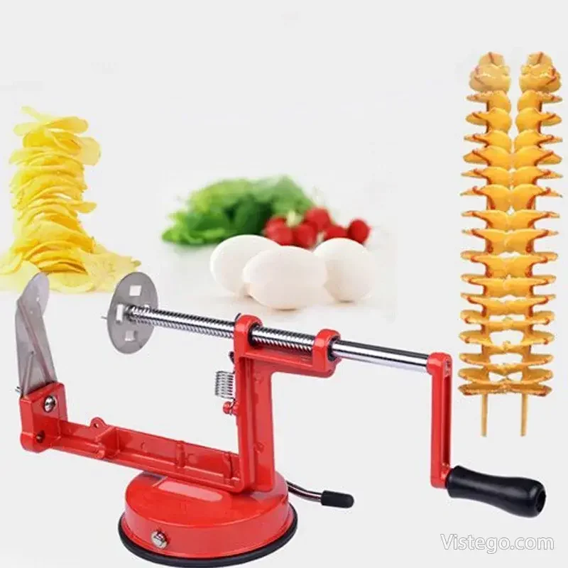 Резачка за спираловидни картофи – Spiral potato chips slicer - 4