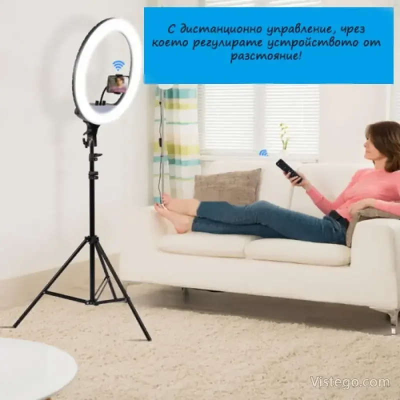 Ринг лампа с трипод Soft Ring Light - 2
