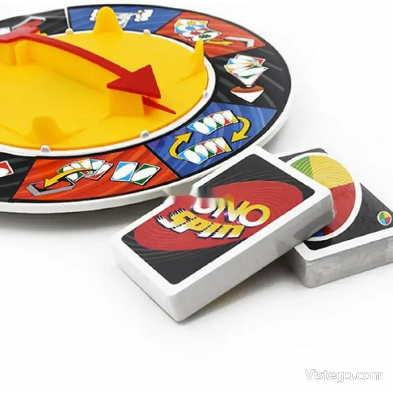 Семейна настолна игра Uno Spin за забавление - 3