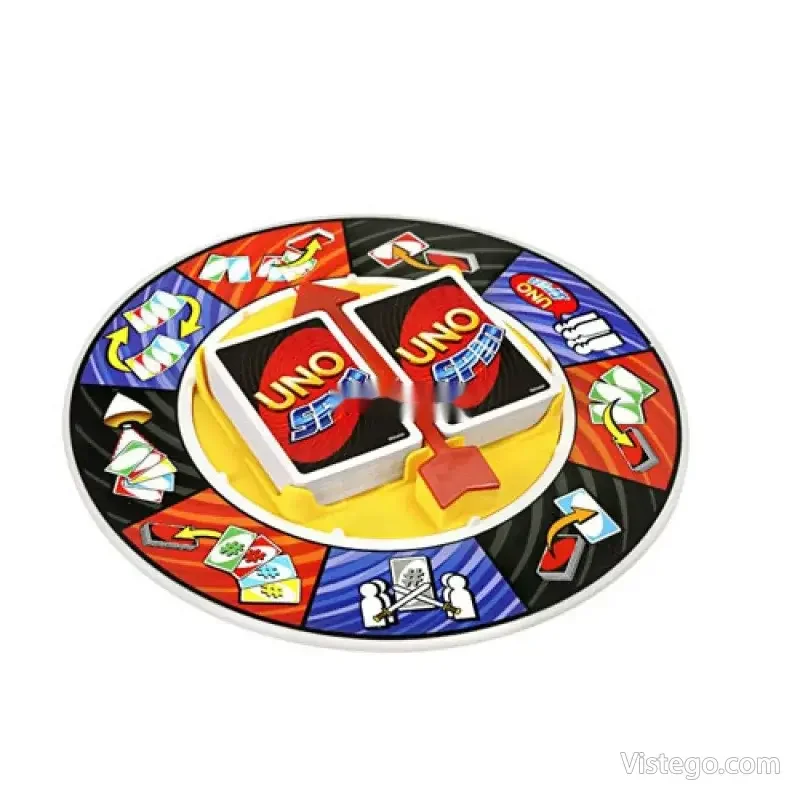 Семейна настолна игра Uno Spin за забавление - 5
