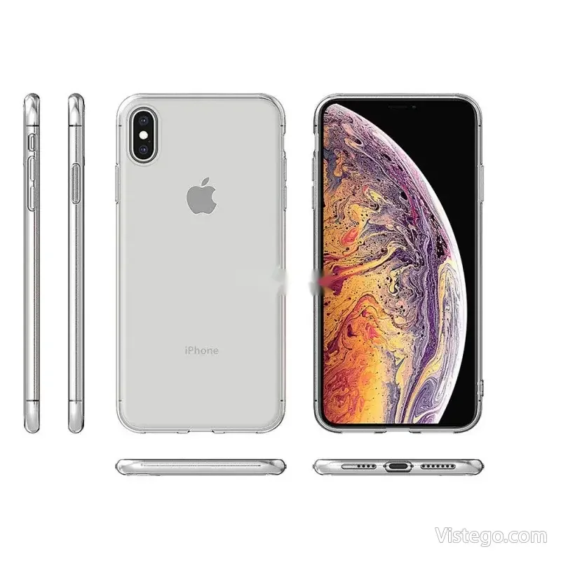Силиконов гръб за iPhone - прозрачен - 3