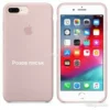 Силиконов калъф за iPhone – Розов Пясък