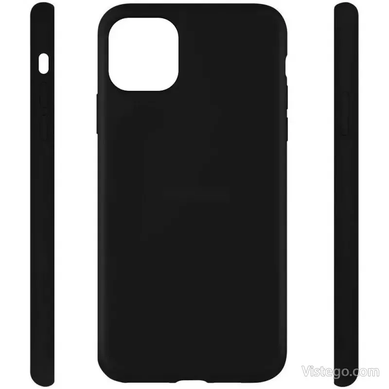 Силиконов калъф за телефон Liquid - Black - 3