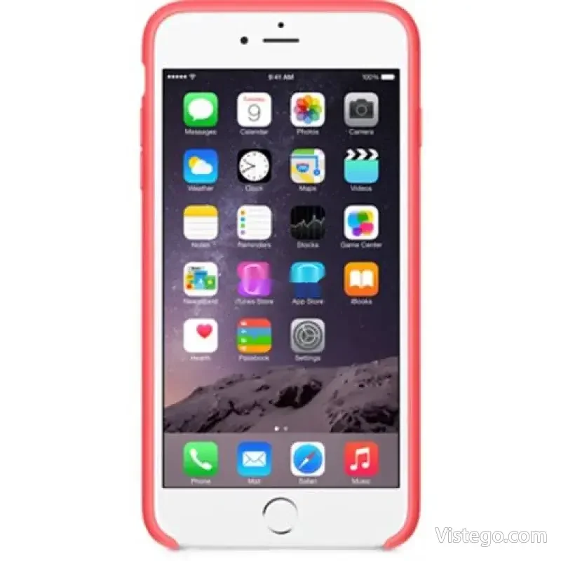 Силиконов протектор за iPhone 6 Plus - Pозов - 2