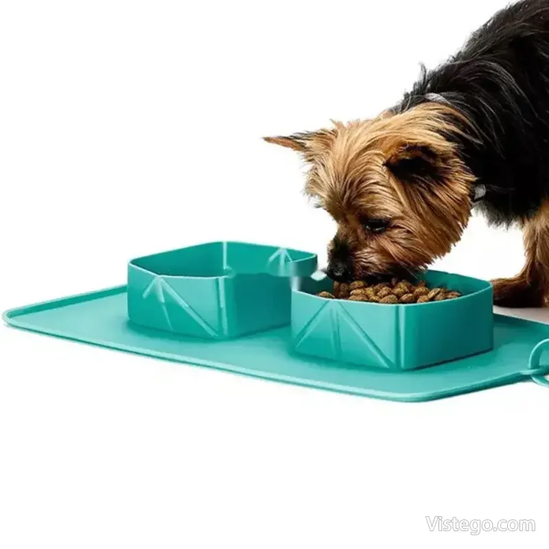 Силиконови купи за любимец – Portable pet bowl - 2