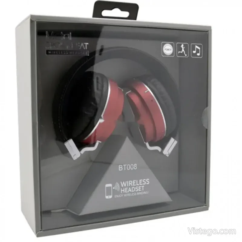 Слушалки с Bluetooth Metal Sport-Beat BТ008 - 10