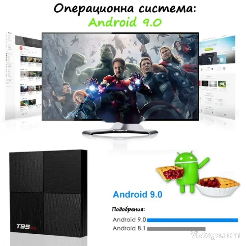 Смарт ТВ бокс за домашно забавление - T95 mini - 5