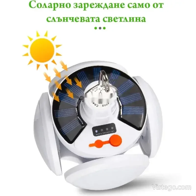 Соларна лампа футболна топка - 2029 - 7