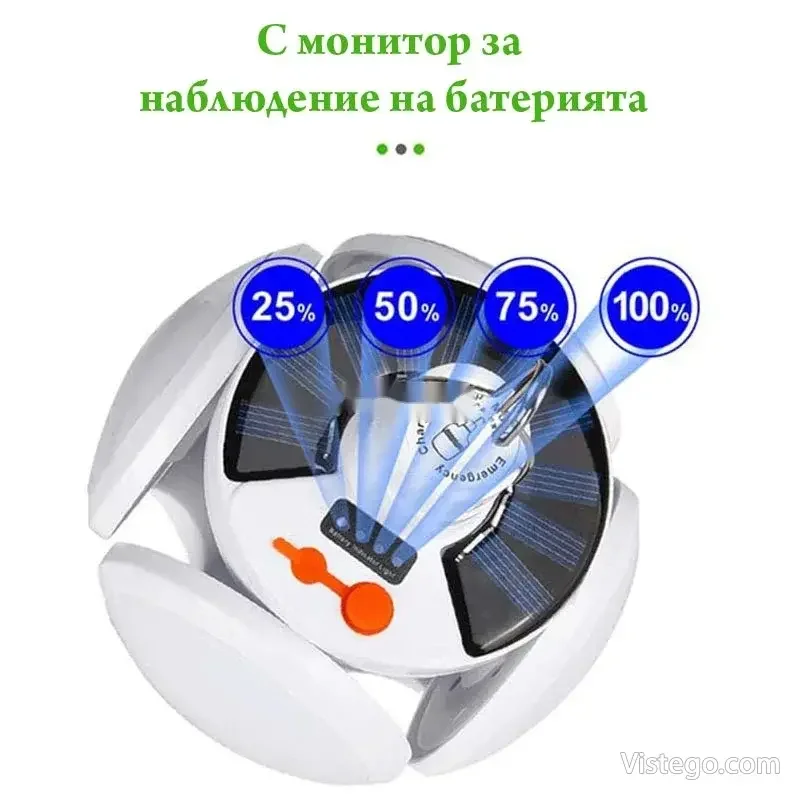 Соларна лампа футболна топка - 2029 - 8