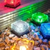 Соларна LED лампа кубче за градина
