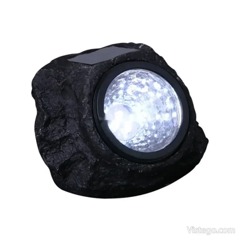 Соларна LED лампа за градина Rock - 5