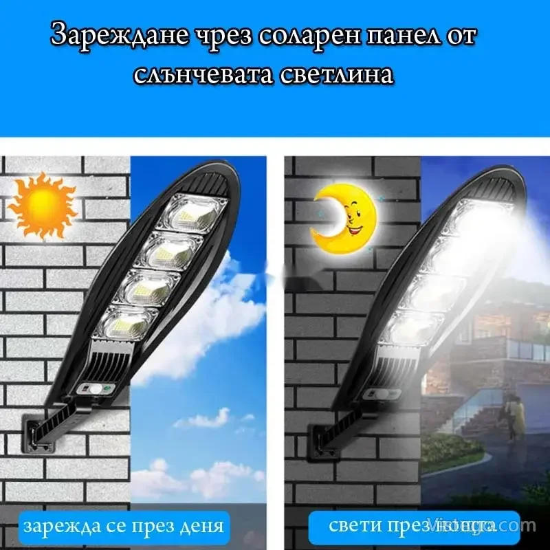 Соларна улична лампа с LED осветление – W779a - 2