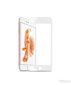 Стъклен протектор за iPhone – бял кант