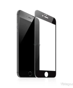 Стъклен протектор за iPhone – черен 5D