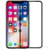 Стъклен протектор за iPhone XR - Черен