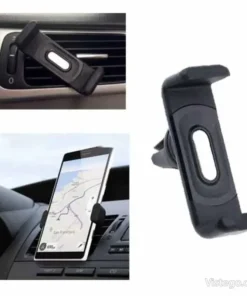 Стойка за телефон с щипка – Черна