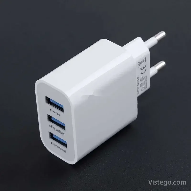 Троен USB адаптер за удобно зареждане - 5