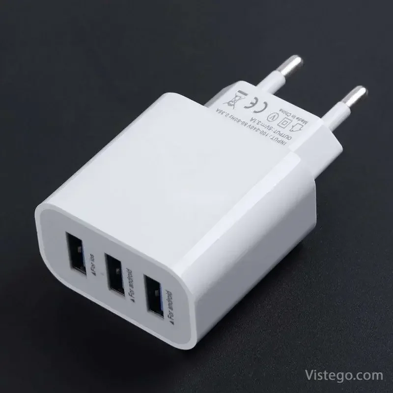 Троен USB адаптер за удобно зареждане - 6