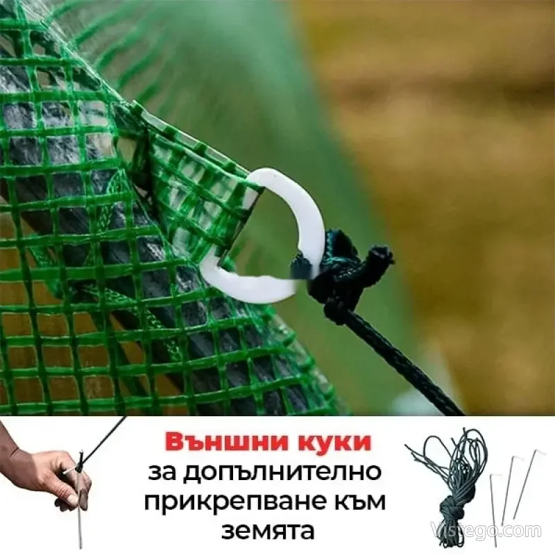 Тунелна оранжерия с усилена рамка - 4