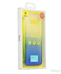 Твърд гръб за iPhone – Прозрачен-Син