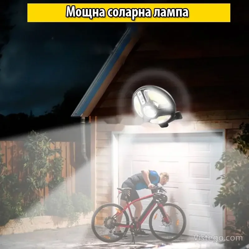 Улична соларна лампа за двор - CB1288A - 3