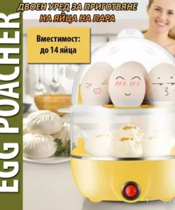 Уред за яйца на пара с плоча Egg Poacher