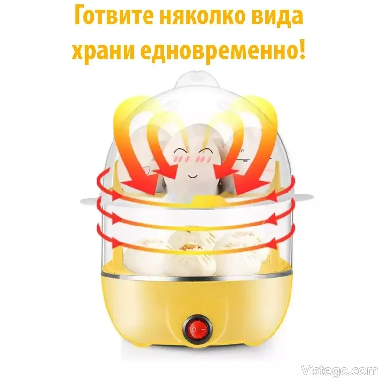 Уред за яйца на пара с плоча Egg Poacher - 5