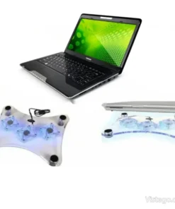 USB охладител за лаптоп с неонови светлини