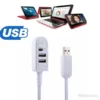 USB зарядно с три входа за удобно зареждане