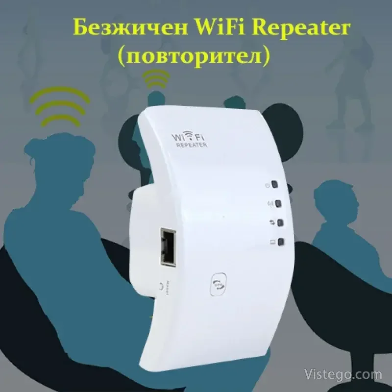 WiFi повторител за по-стабилен обхват WiFi повторител за по-стабилен обхват