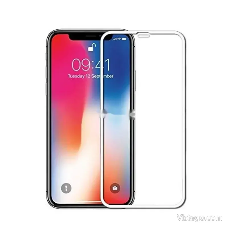 Закалено стъкло за iPhone XR – бяло Закалено стъкло за iPhone XR – бяло