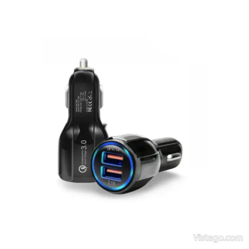 Зарядно за кола Qualcomm LX681 с двойно USB - 2