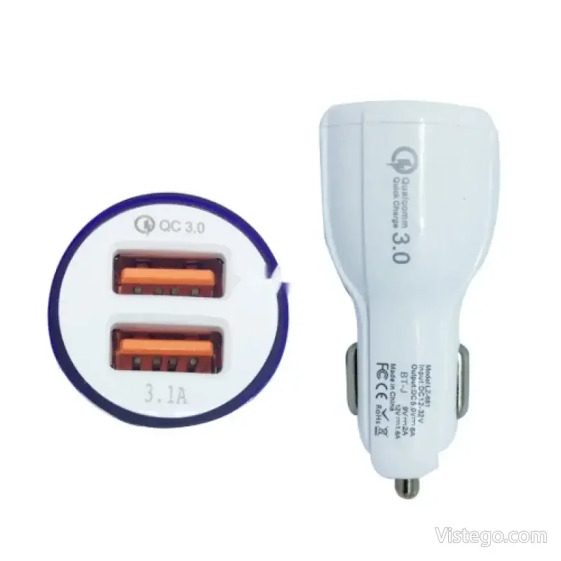 Зарядно за кола Qualcomm LX681 с двойно USB - 6