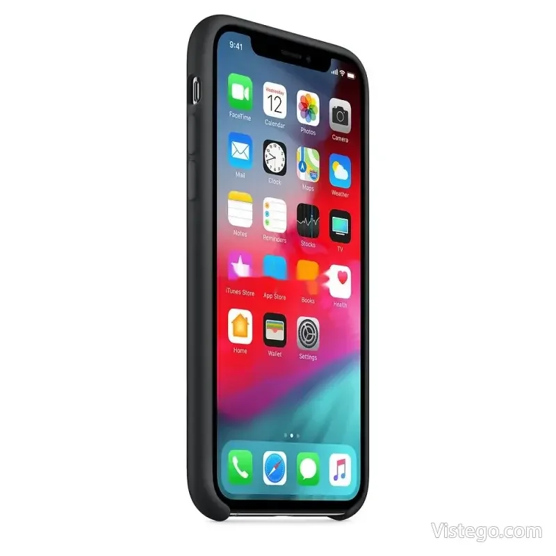 Защитен гръб за iPhone XS Max в черно - 2